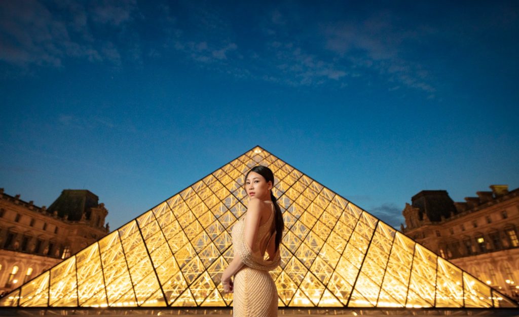 巴黎婚紗相景點 - 羅浮宮