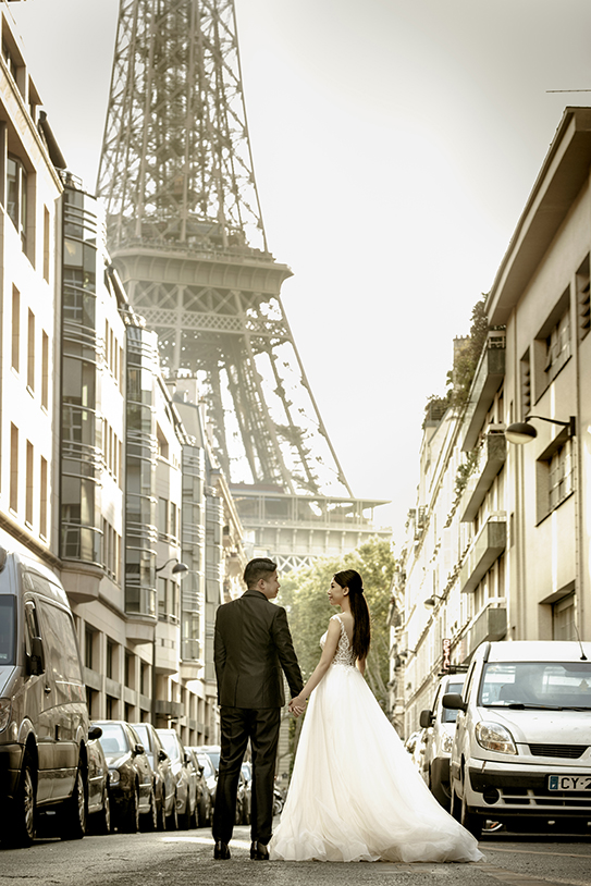 歐洲婚紗相 - 巴黎街景